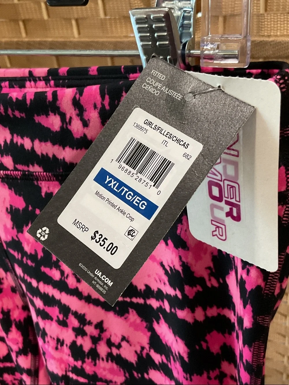 Under Armour bold pink